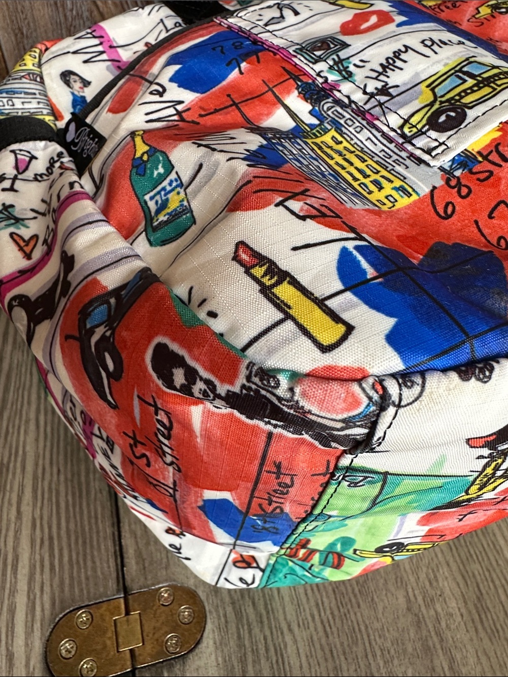 Brighton New York Jetsetter Weekender Travel Duffle Tote Bag - Picture 10 of 16
